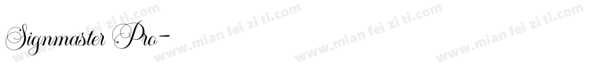 Signmaster Pro字体转换